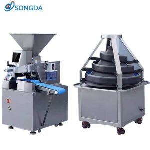 automatic dough divider and rounder for bun ball