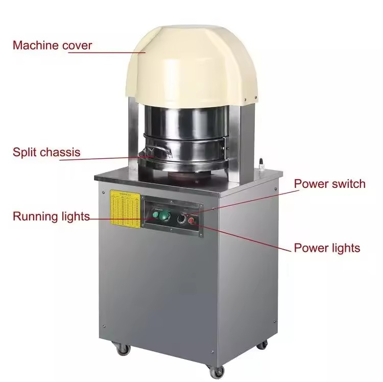 dough divider machine function button 