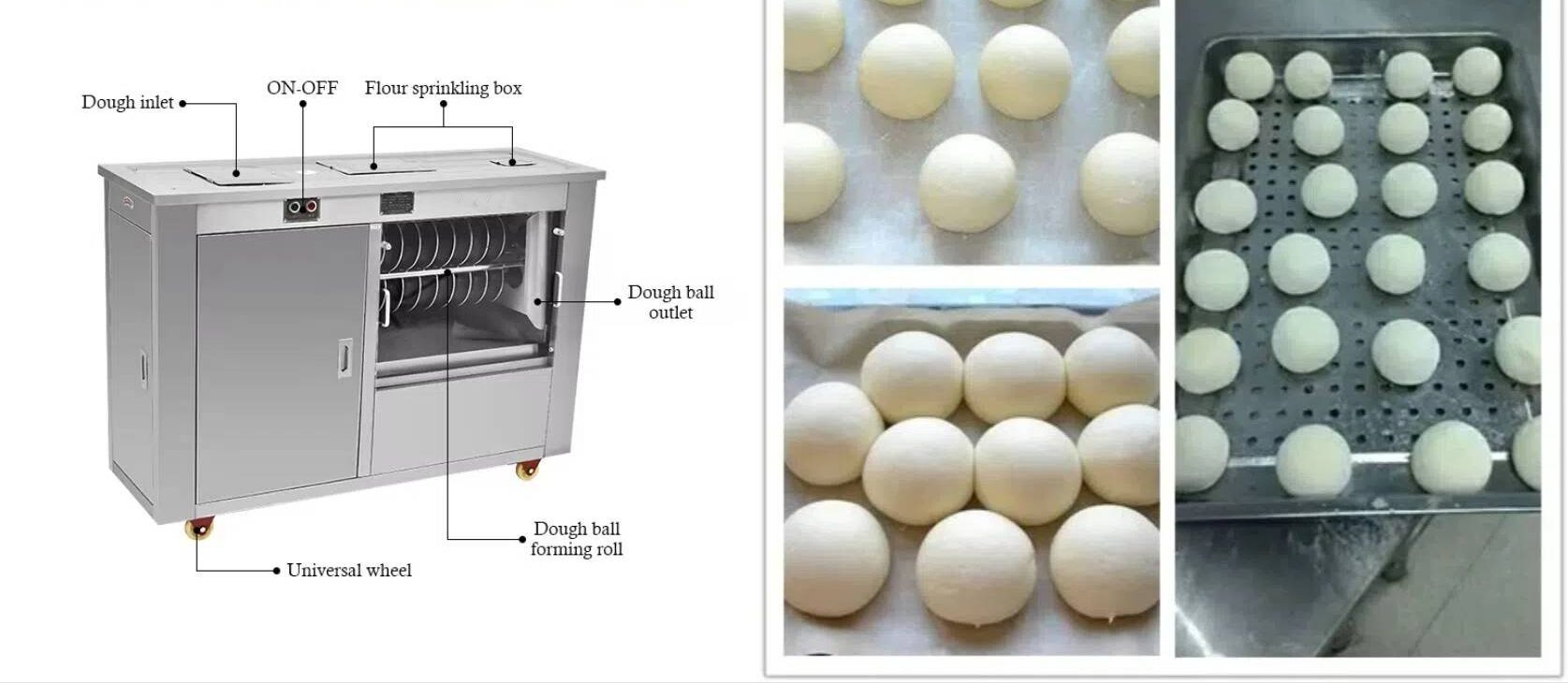 dough divider rounder machine 