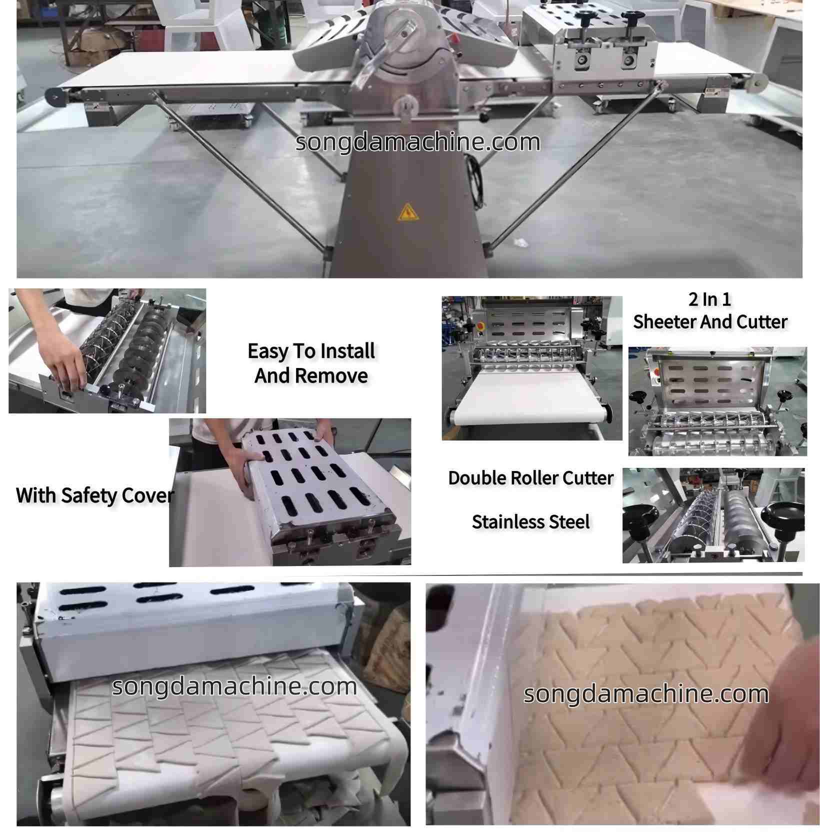 dough sheeter with cutter 